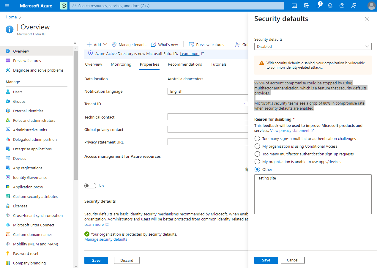 Microsoft 365 How to turn off MFA for your organisation - Get ...